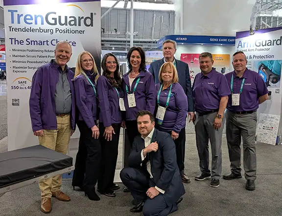 D. A. Surgical team photo in exhibit booth during AORN Expo 2025